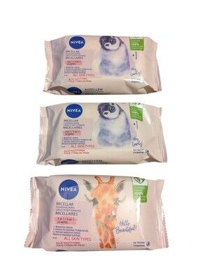 NIVEA Micellar Cleansing Wipes 3 Pack